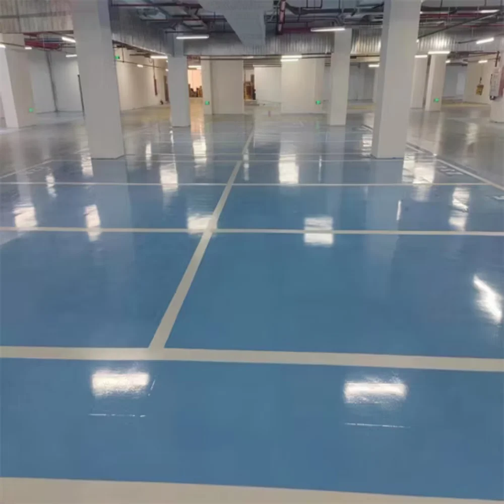 Decorative epoxy floor design